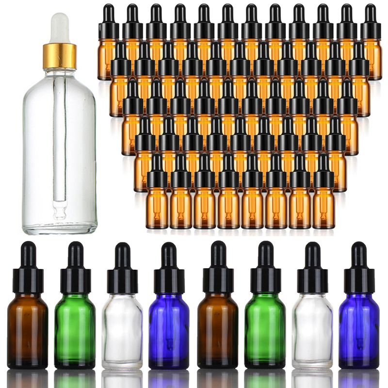 Perfume Fragrance World Aromatix X Xandal 100Ml Unisex - Botella cuentagotas de vidrio transparente ámbar
